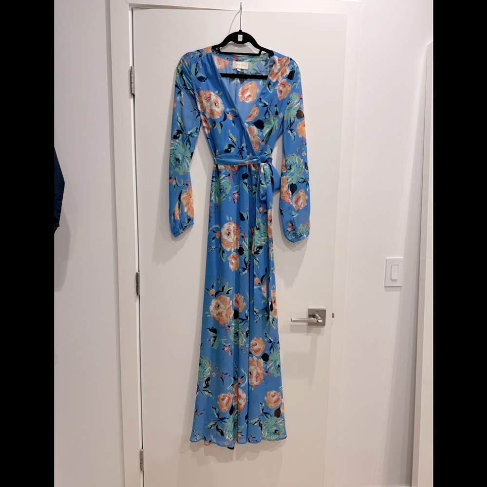 YUMI KIM Floral Maxi with Sheer sleeves